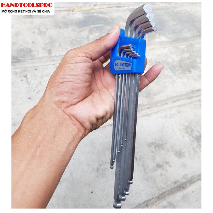 Bộ lục giác bi Kingtony 20109MR (Tặng Viết kèm Theo)