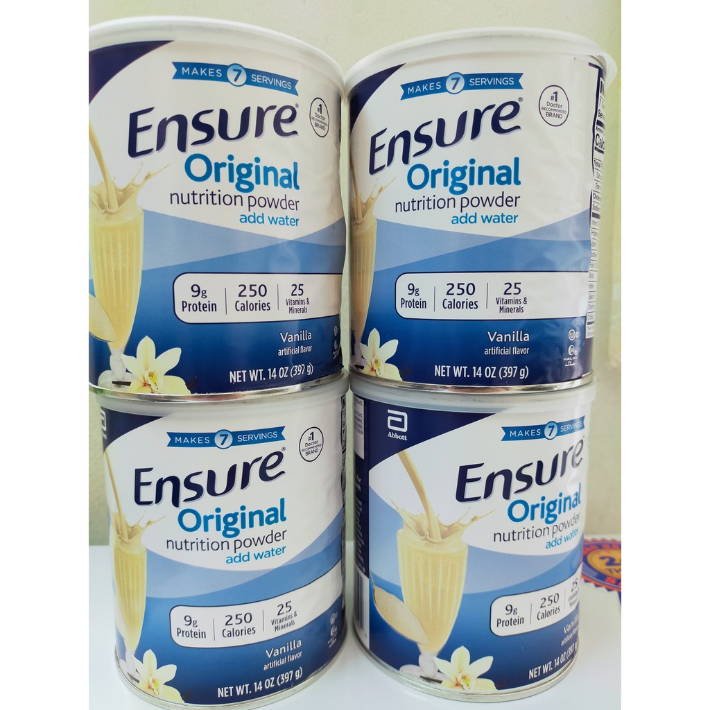 [HCM]Sữa bột Ensure Original Nutrition Powder 397g của Mỹ