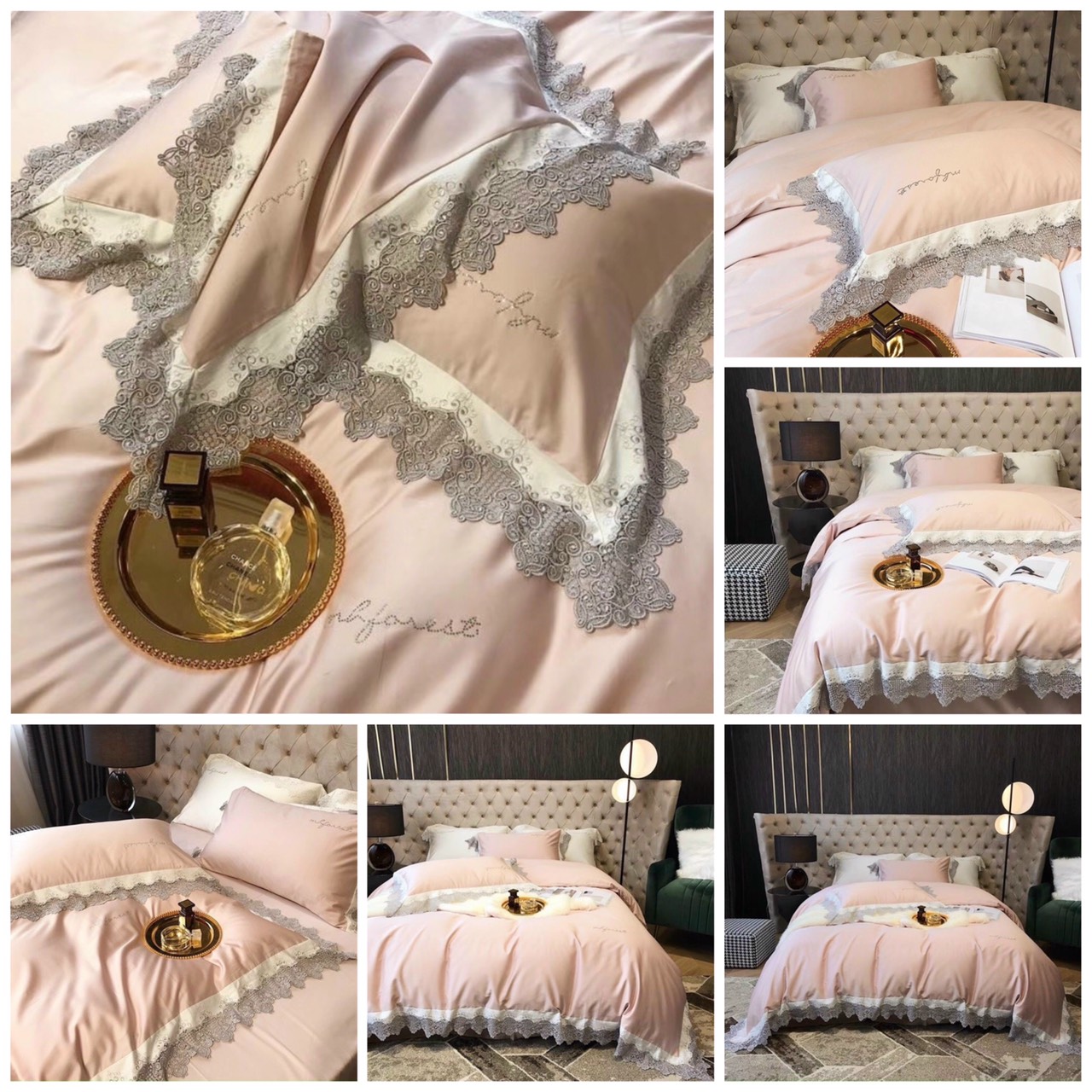 (💥XẢ HẾT, RẺ LỖ VỐN) SET 4 MÓN LỤA SATEEN/ TENCEL100s CAO CẤP SIÊU MỊN MÁT NHẬP KHẨU CAO CẤP
