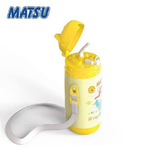 [CHỌN ĐƯỢC MÀU - GIỮ NHIỆT 12H] Bình Nước Học Sinh Matsu Duy Tân 400ml giữ nhiệt lâu thuận tiện di chuyển có quai xách. Bình đá giữ nhiệt