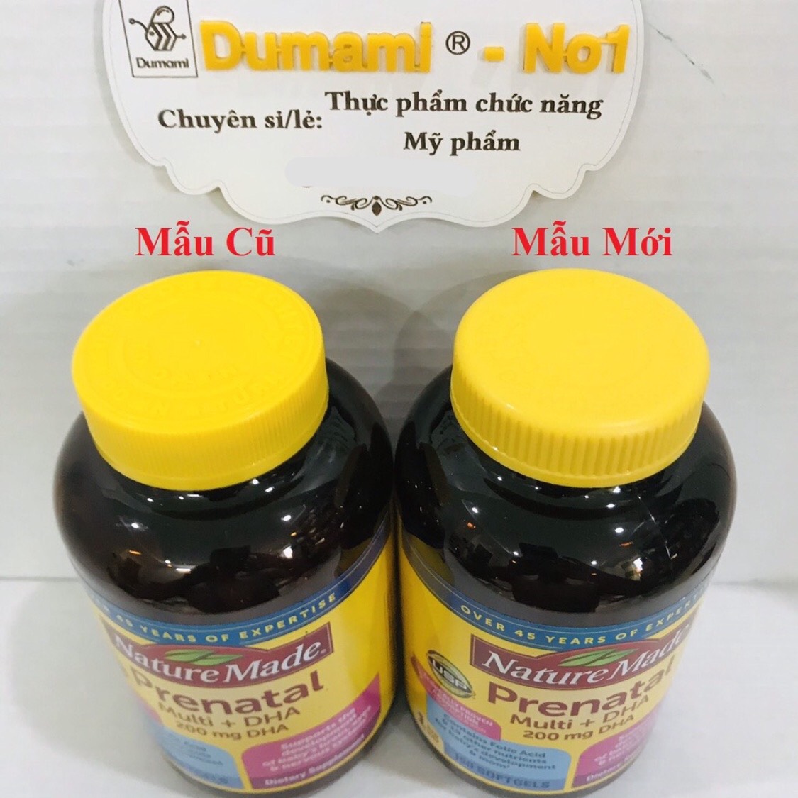 Bổ Bầu Prenatal Multi+DHA 150 viên của Mỹ