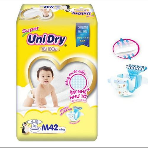 Mẫu Mới - Tã Dán Siêu Thấm Unidry Đủ Size