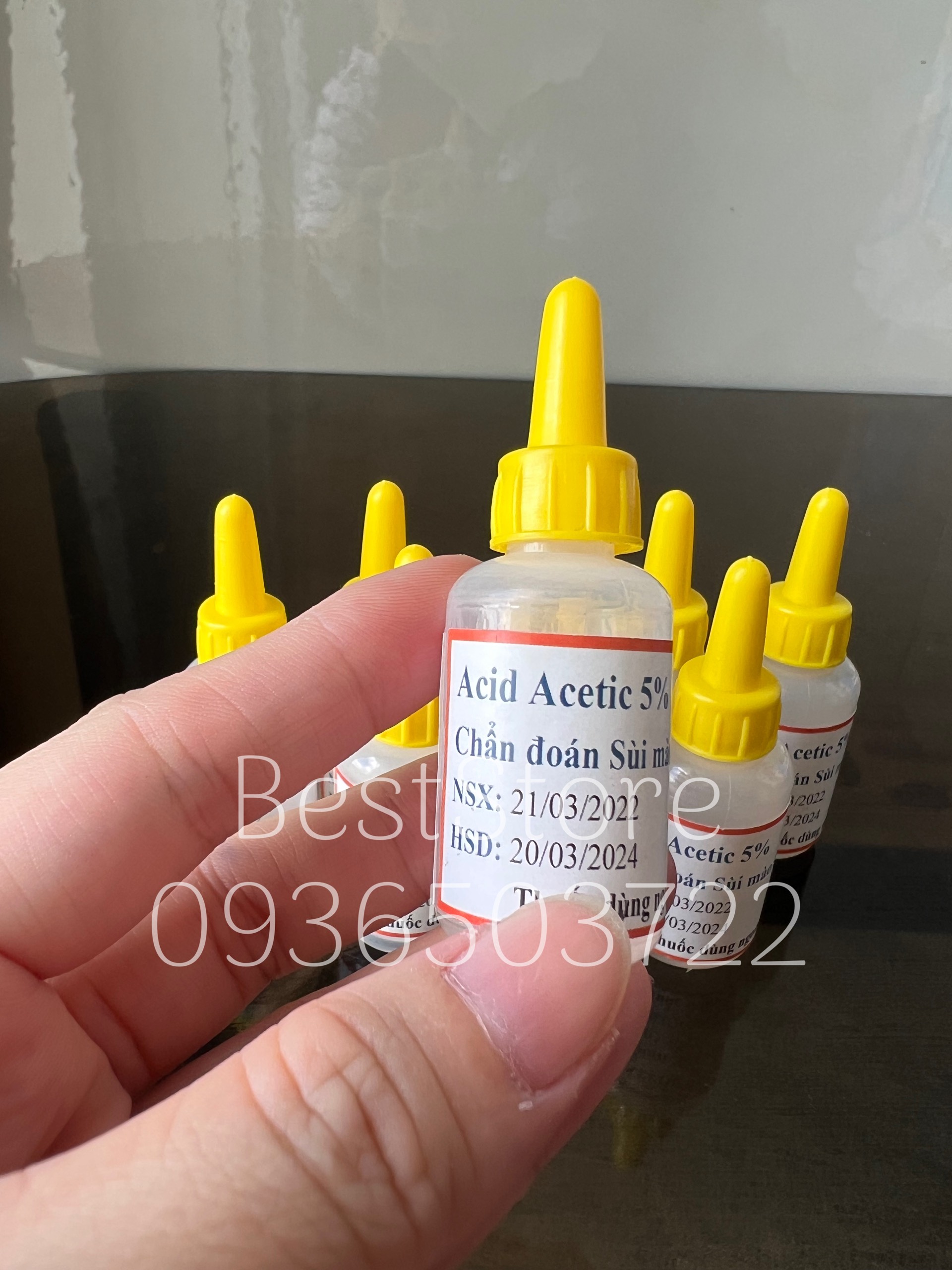 Dung dịch test nhanh sùi mào gà, mụn cóc sinh dục