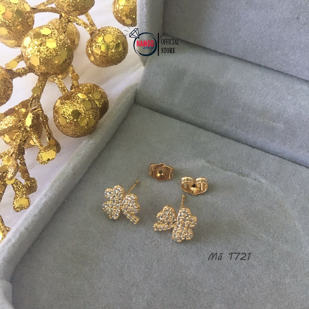 Set Dây Chuyền Và Bông Tai V556 T721 Xi Mạ Vàng