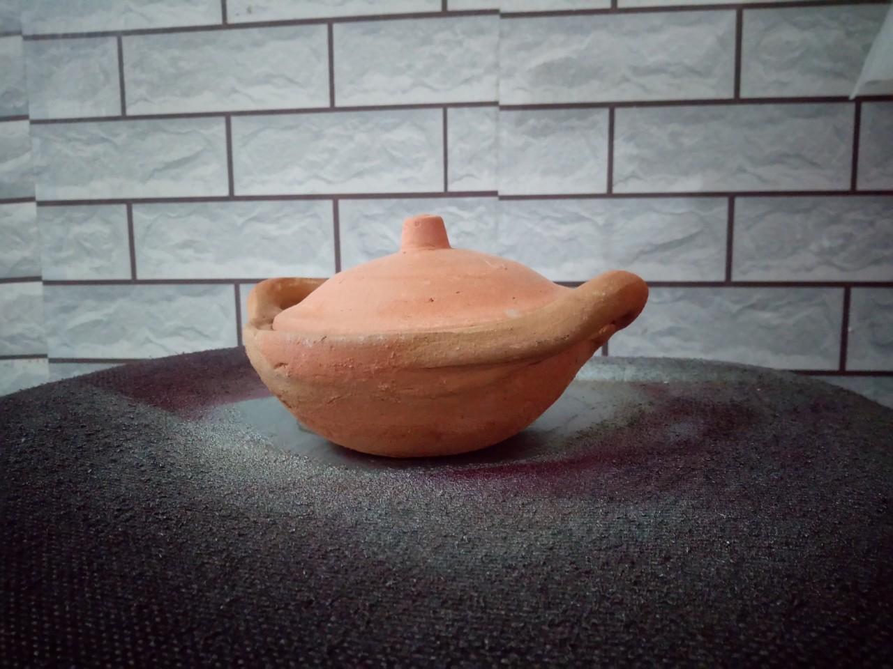 Nồi đất biên hoà không trán men 13 cm
