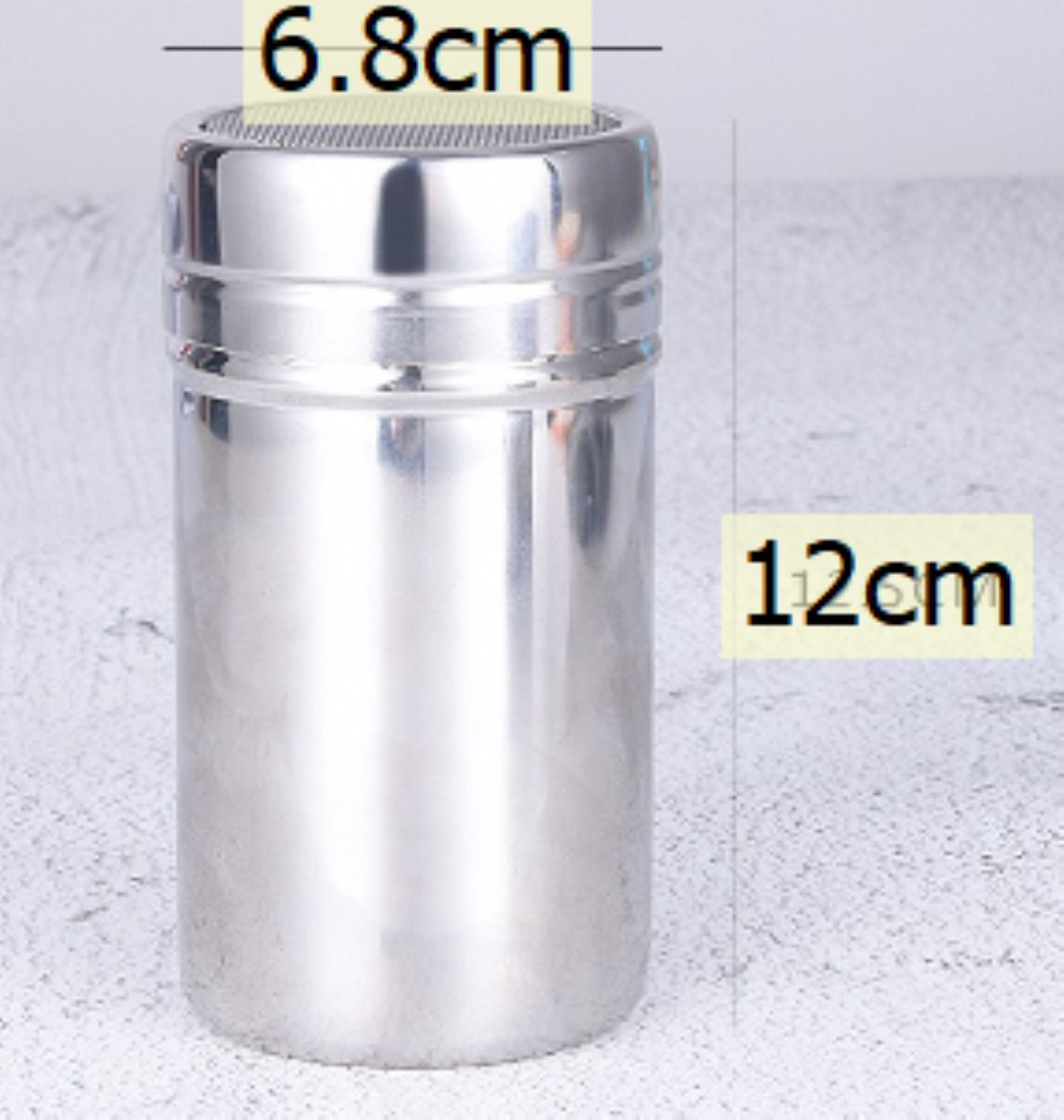 Lọ rắc bột cacao / matcha / phô mai / xí muội inox nhiều size
