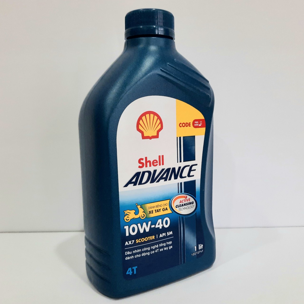 [HCM][ SHELL TAY GA] SHELL ADVANCE AX7 SCOOTER 10W40 1L