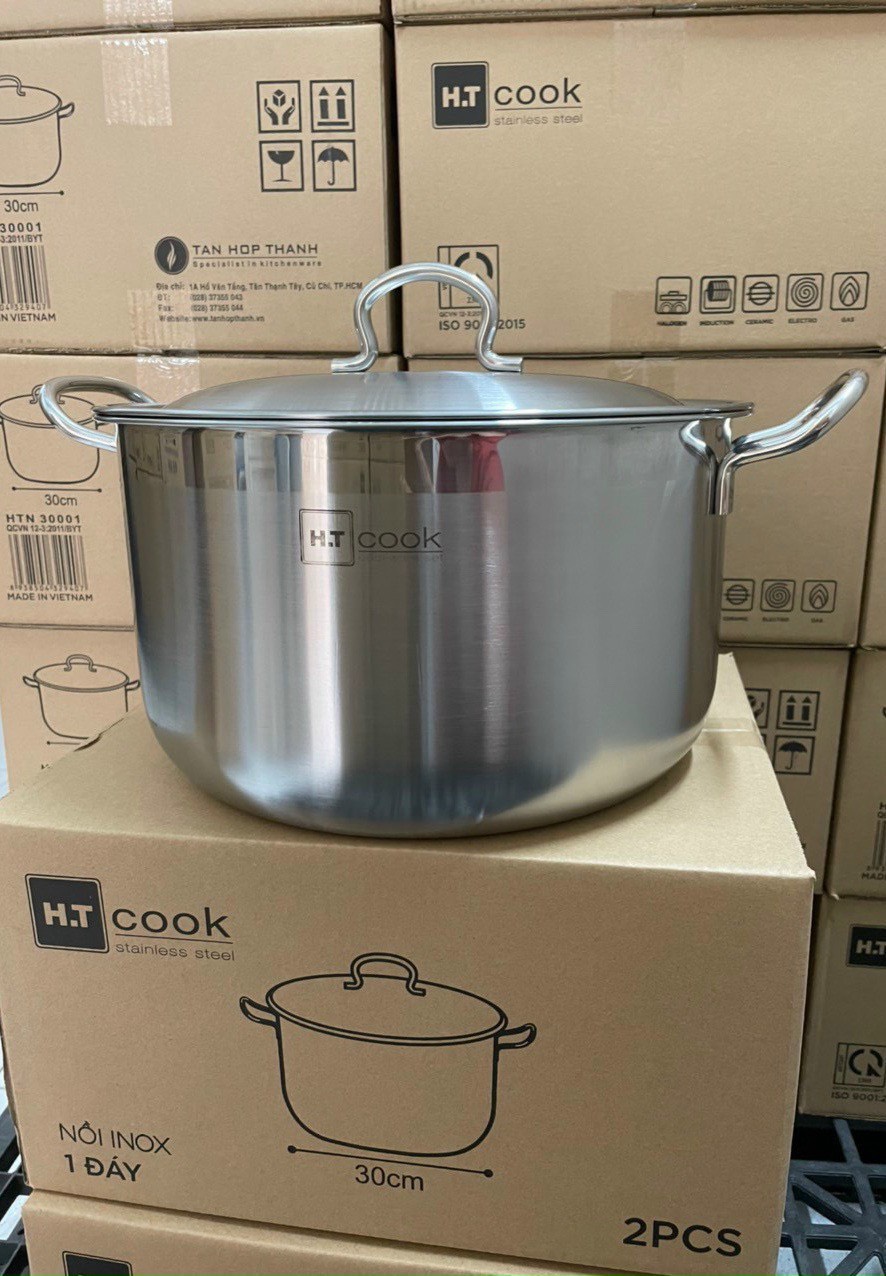 Nồi luộc gà inox cao cấp ht cook 30cm dung tích trên 8 lít - 🆘hàng độc hiếm về số lượng có hạn ạ!!