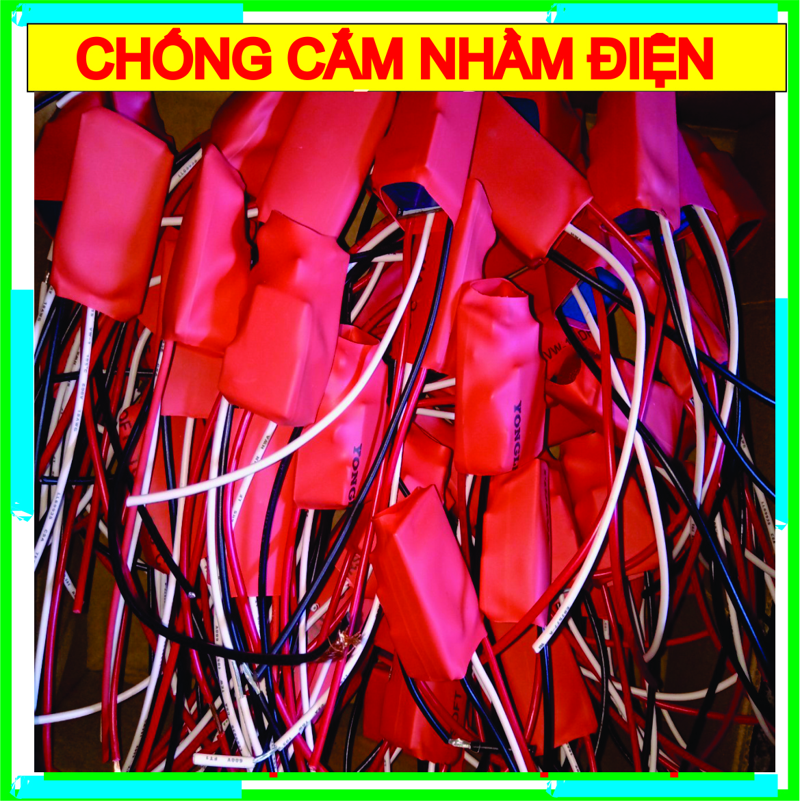 com bo 5 chống cắm nhầm điện 20a có còi báo