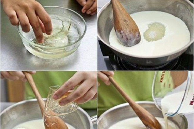 10 lá gelatine (làm bánh, kẹo)