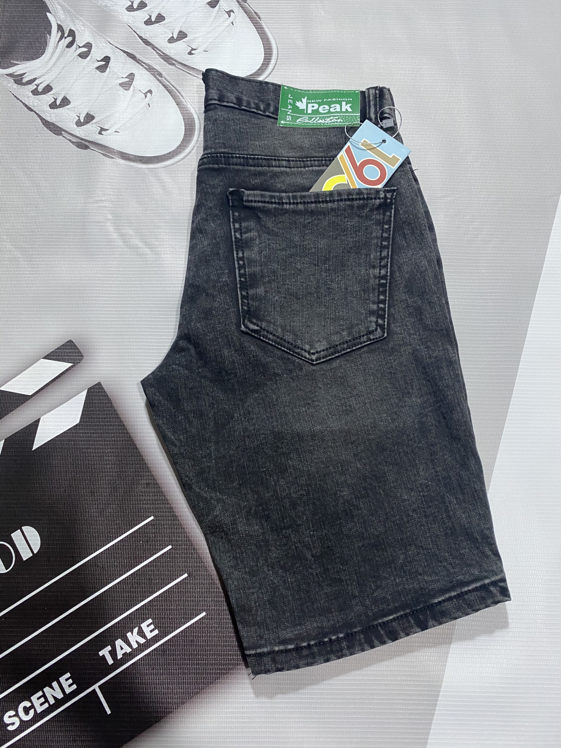 Quần Short Jean Nam Cao Cấp - Co Giãn