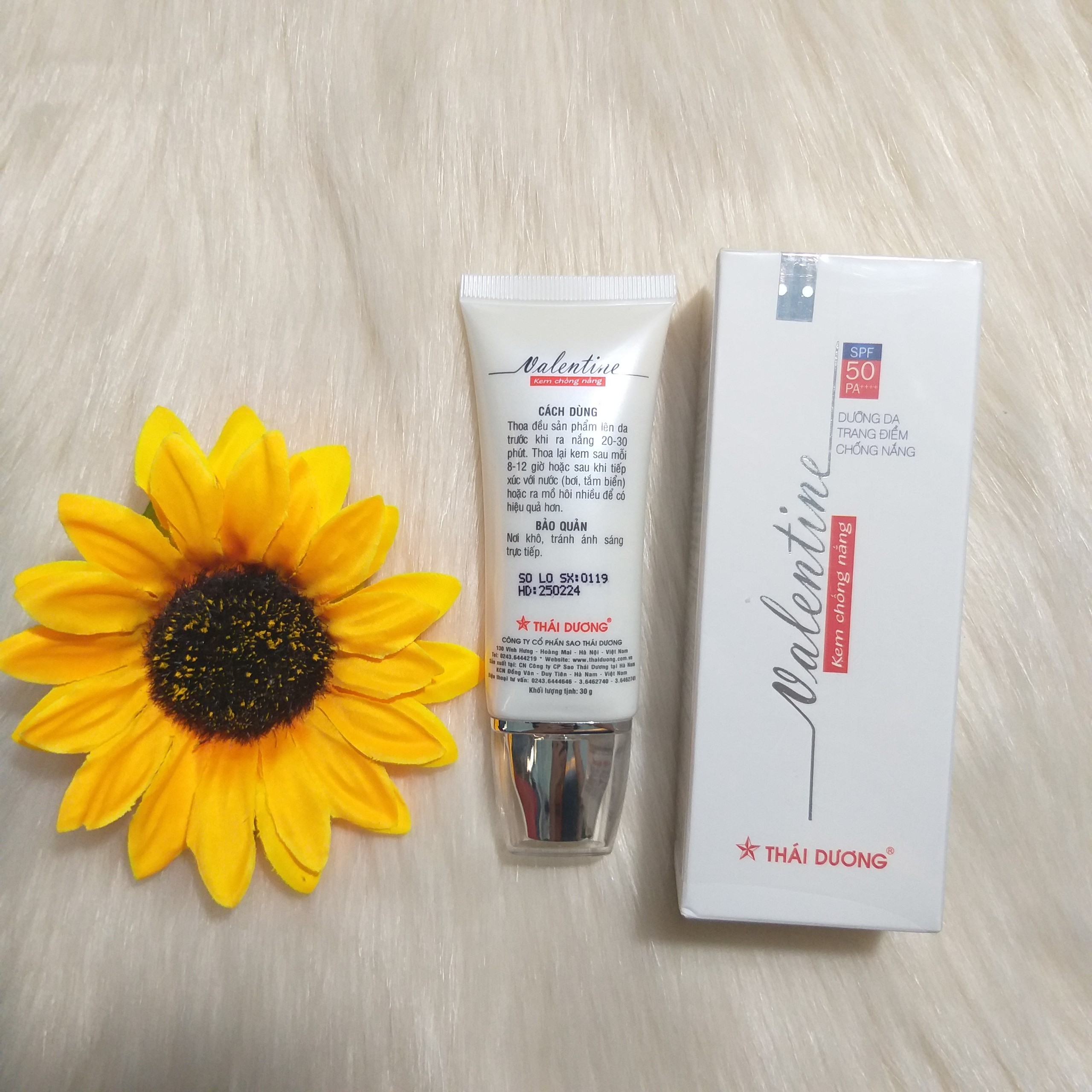 Kem chống nắng Valetine SPF 50 ( 30g)