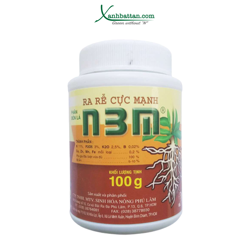 Kích Thích Ra Rễ Cực Mạnh N3M Lọ 100 Gram