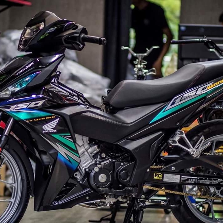 Tem rời xe Winner Phố chất liệu Crom cao cấp