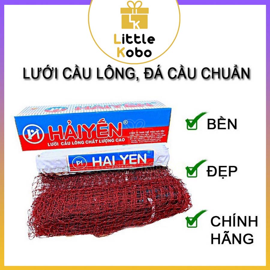 Hải yến cao cấp chính hãng tiêu chuẩn thi đấu lưới cầu đá cầu lông chuyên nghiệp đồ chơi thể thao