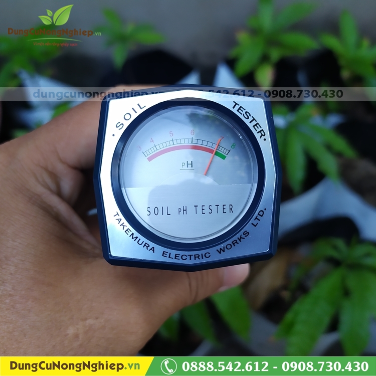 Máy đo độ pH của đất Takemura DM13