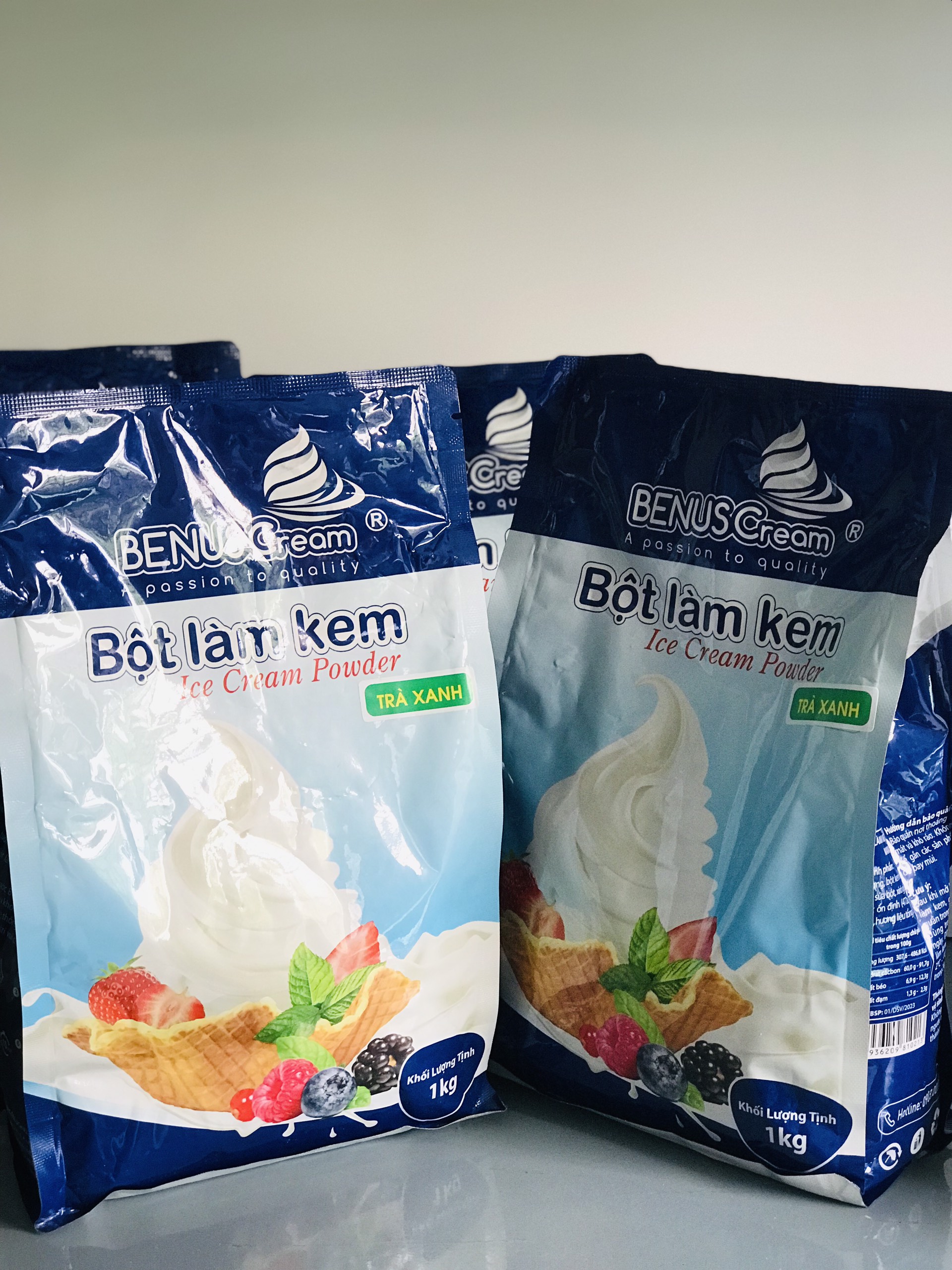 Bột làm kem tươi Bạc Hà