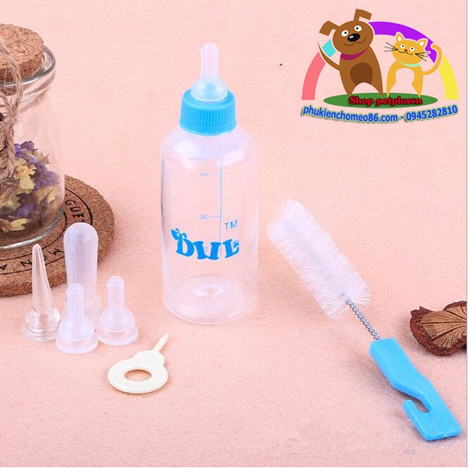 Bình ti uống sữa cho chó mèo con