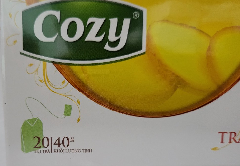 [Hộp 40g] TRÀ GỪNG TÚI LỌC [VN] COZY Ginger Tea Bags