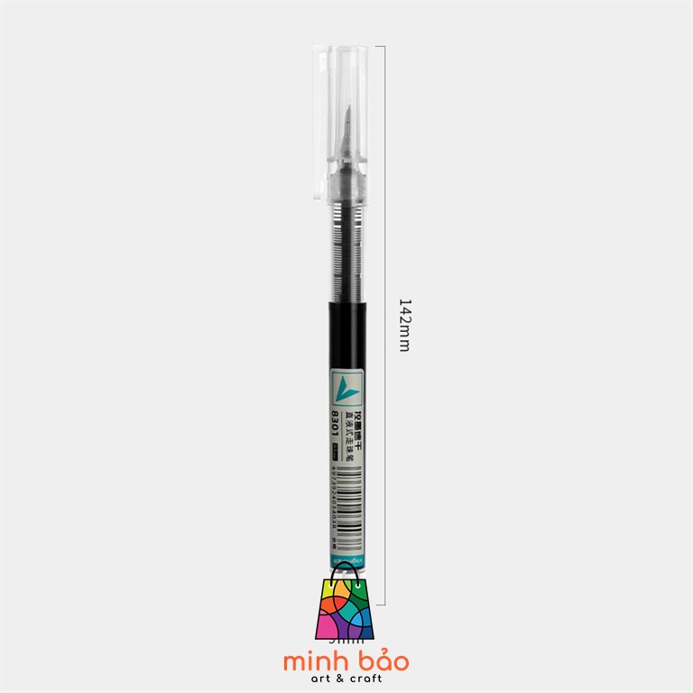 BÚT MỰC NƯỚC RESUN 8301 0.5MM MỰC ĐEN/ĐỎ/XANH
