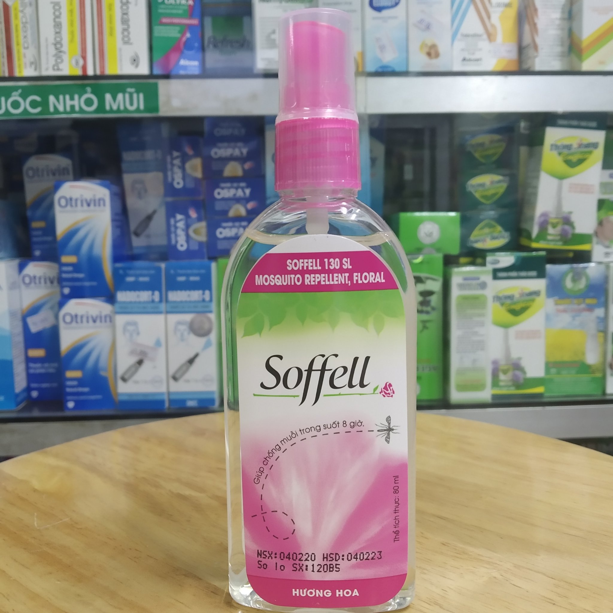 Xịt Chống Muỗi Soffell Hương Hoa 80Ml