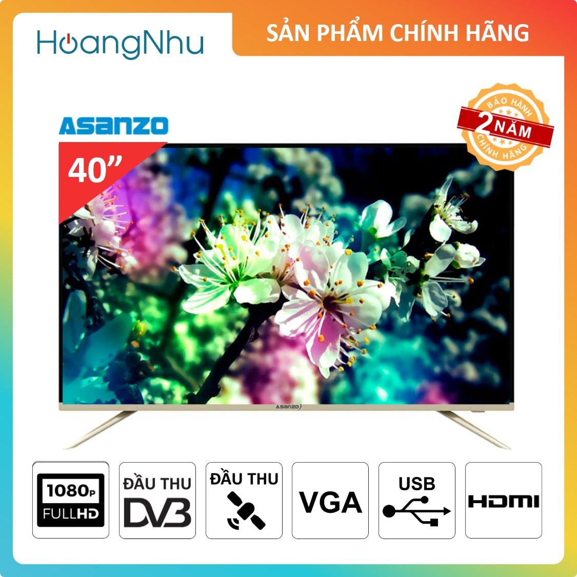 Bảng giá TV LED Asanoz 40AT320 40 inch ( Full HD, Đầu thu KTS & Vệ tinh )
