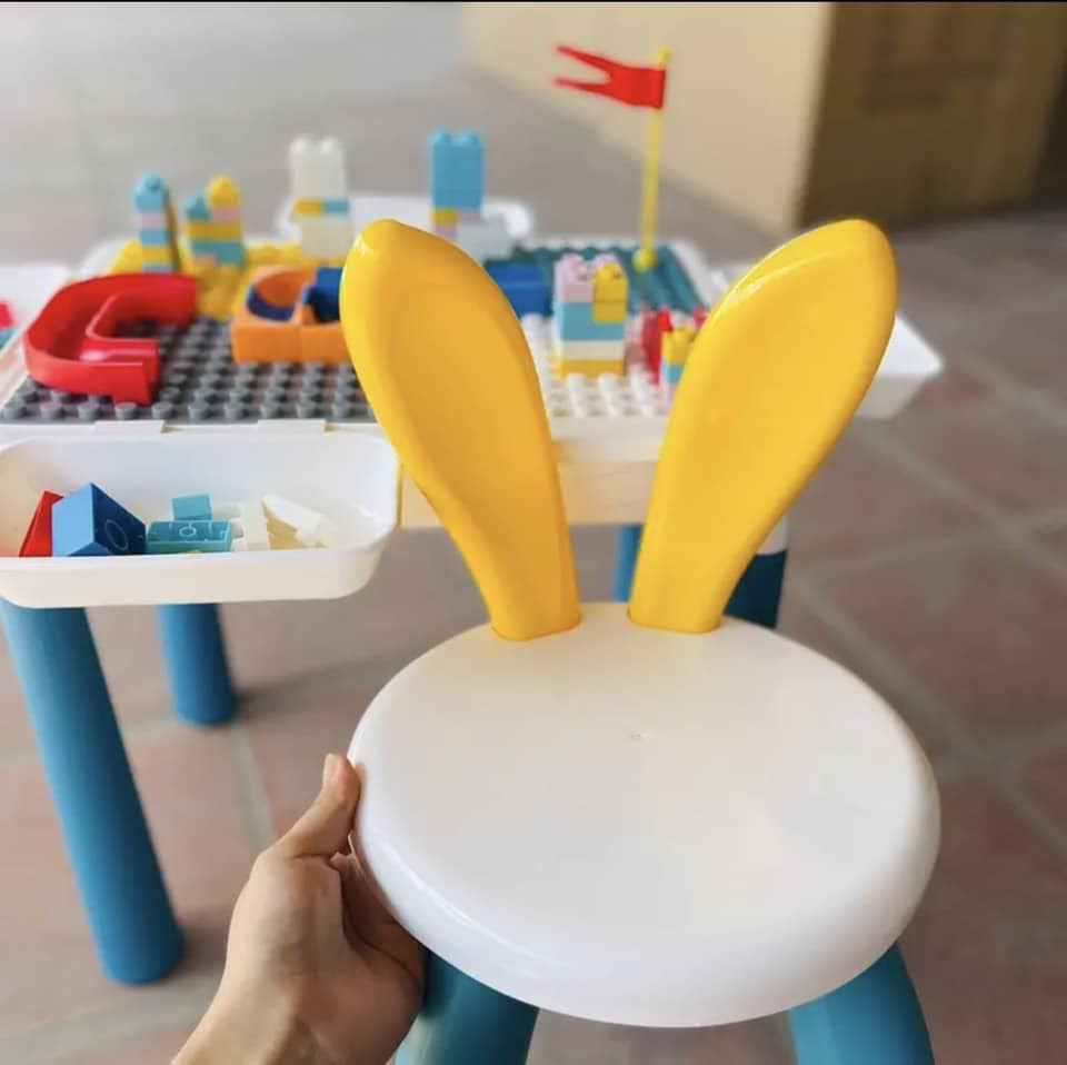 Bộ lego bàn ghế đa năng cho bé