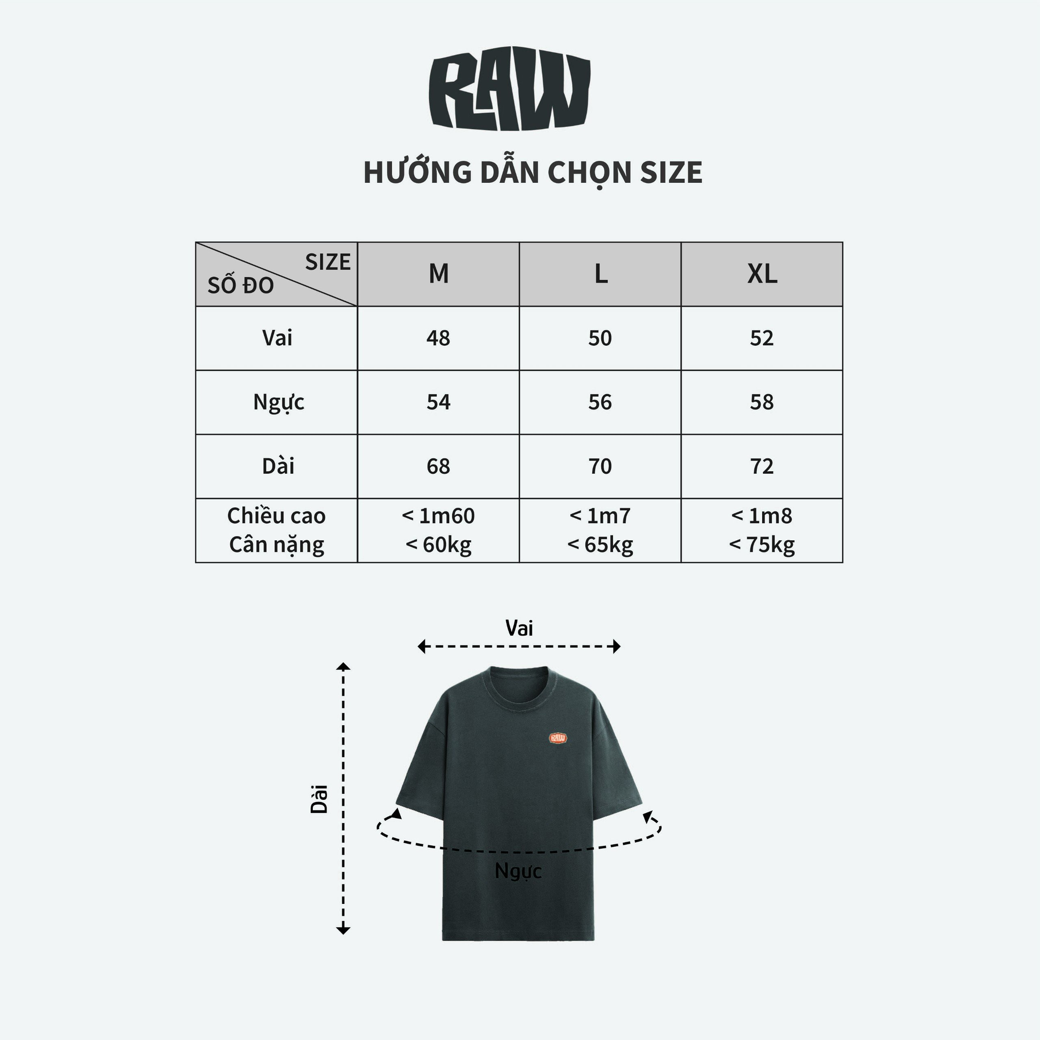Áo thun Raw thêu basic vải thun cotton thoáng mát 4 chiều ArrowShop