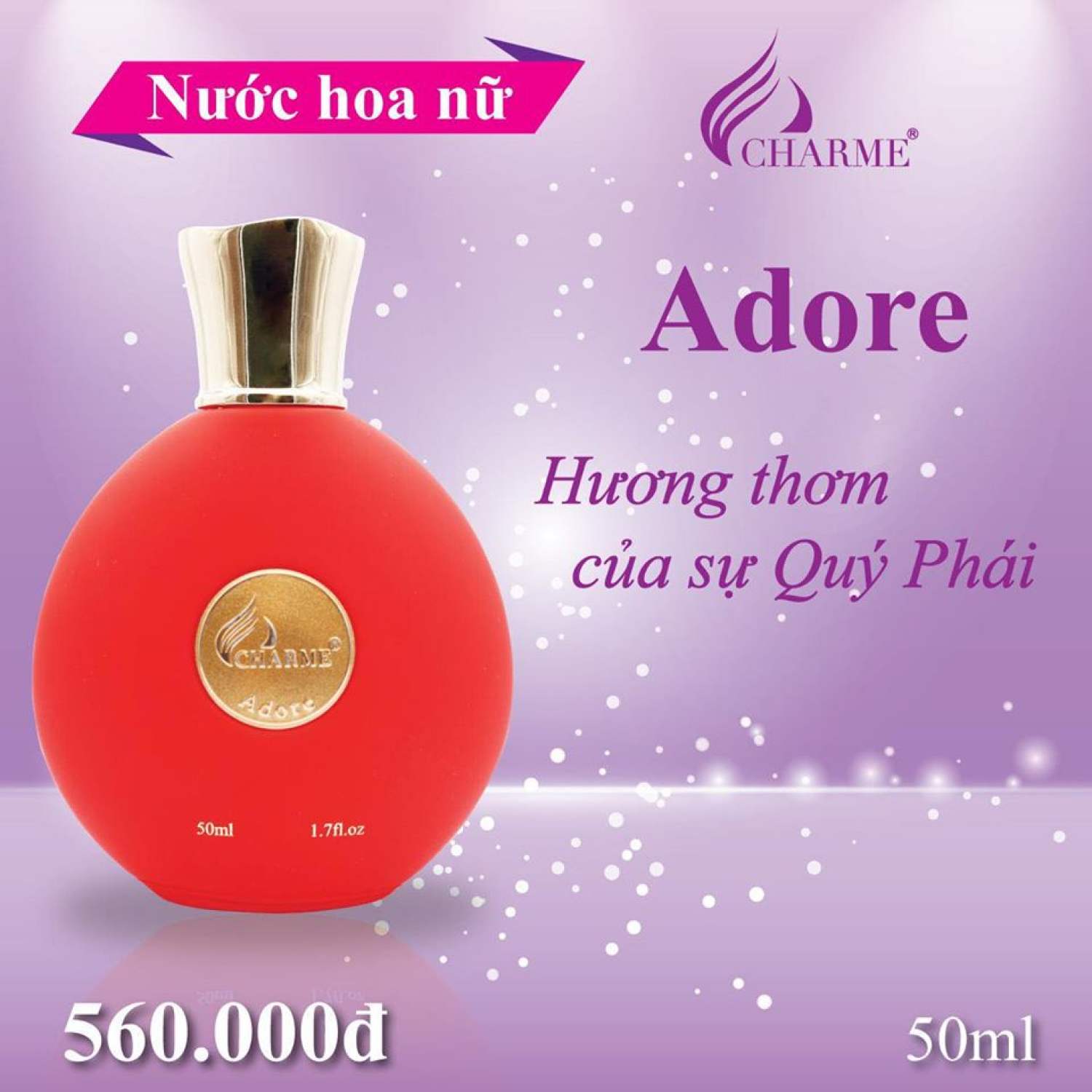 [ Chính hãng ] Nước hoa CharmeAdore 50ml