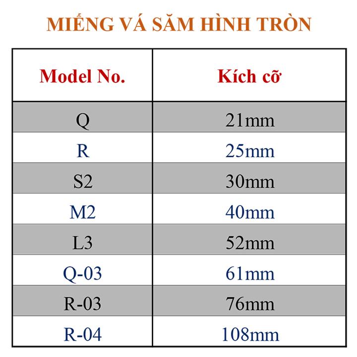Hộp 50 miếng vá săm L3 Maruni - Nhật Bản