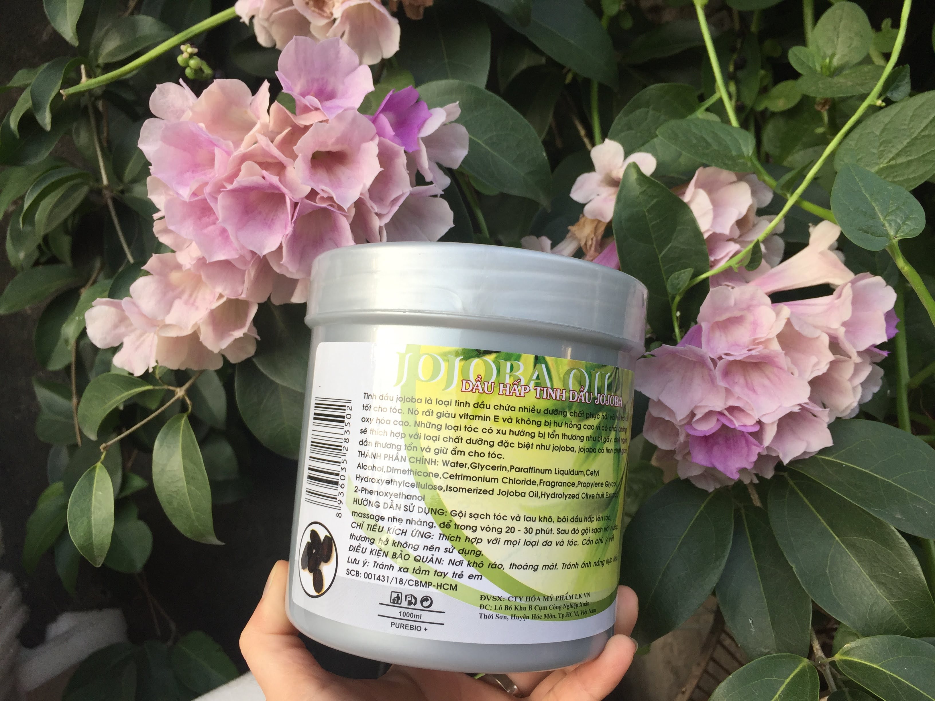 Hấp dầu mượt tóc Jojoba 1000 ml