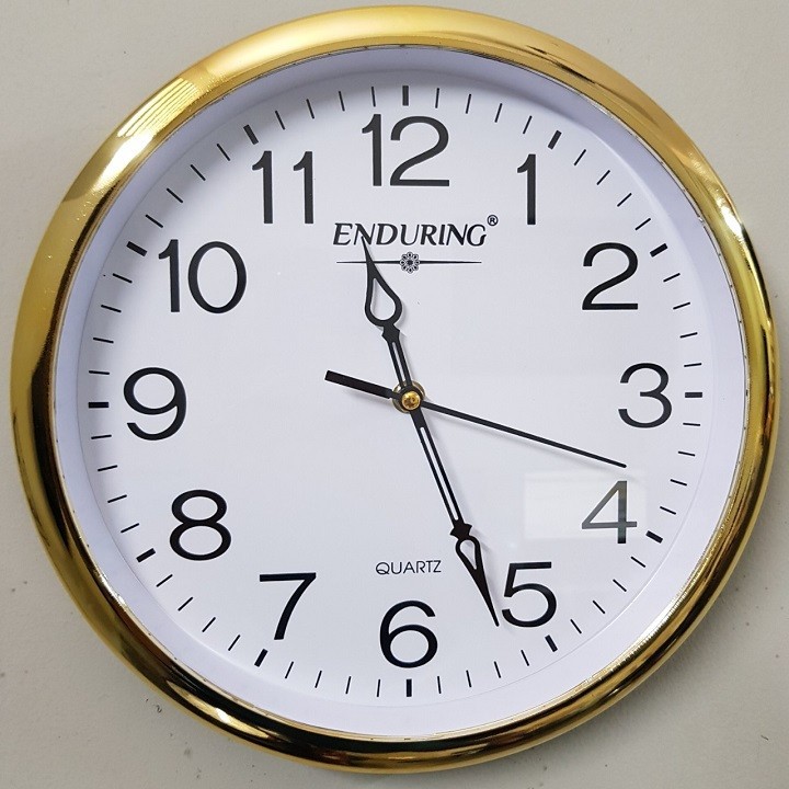 [HCM]Đồng hồ treo tường tròn ENDURING 30cm