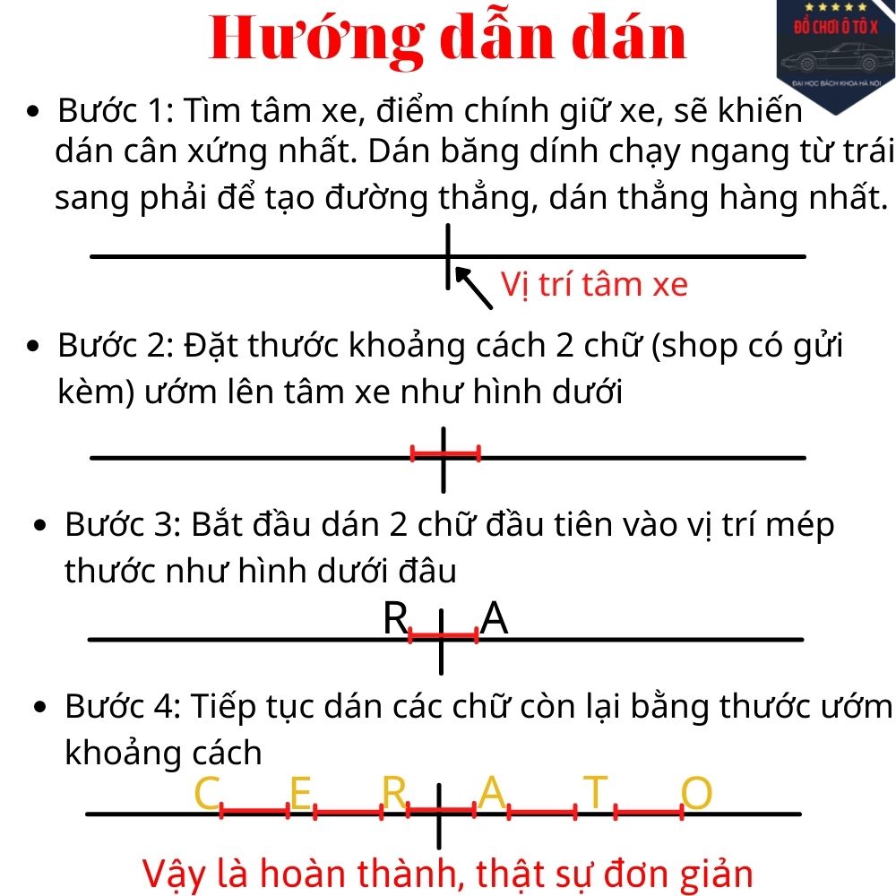 Chữ CERATO phong cách porsche