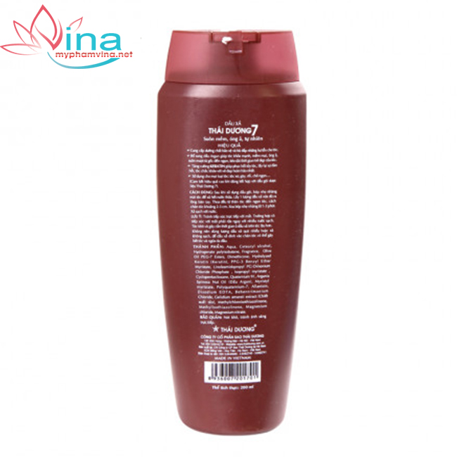 [HCM]Dầu gội  thảo dược thái dương 7 - 200ml Hoa Bưởi Tây