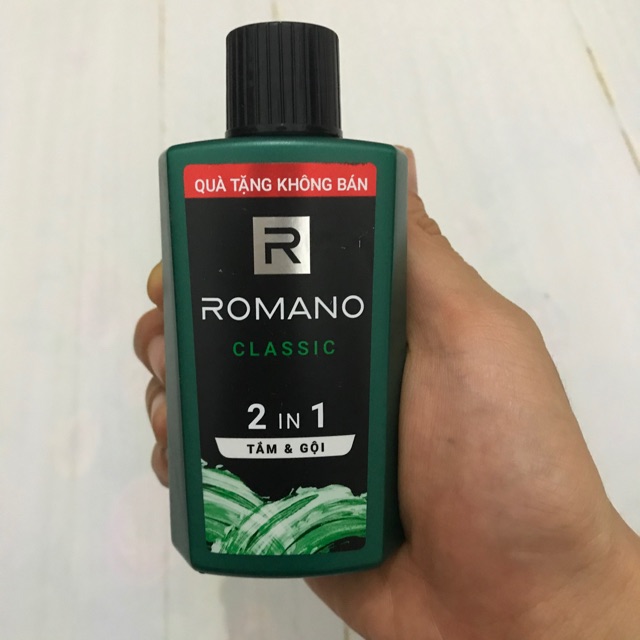 Combo 2 Chai Romano 60g (Tắm và gội 2 in 1)