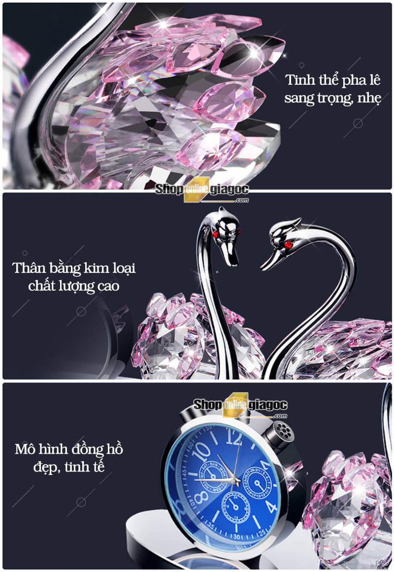 Nước Hoa Ô Tô Cặp Thiên Nga Pha Lê SPW07