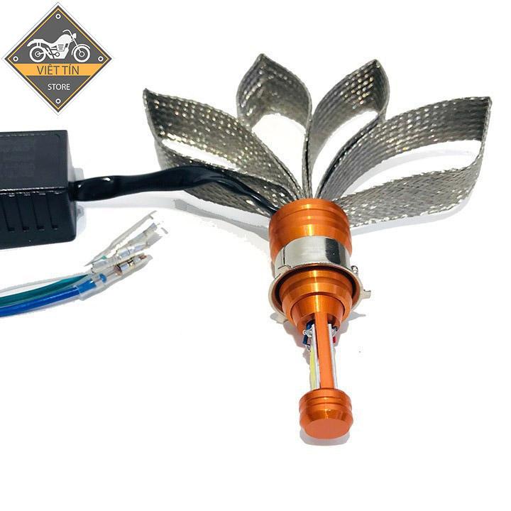ĐÈN PHA LED CYT 2 TIM LED TRẮNG KC13 M5 (dùng điện acquy 12v) - Việt Tín