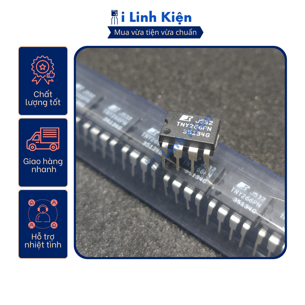 Ic nguồn tny266pn dip-7 chính hãng power integrations