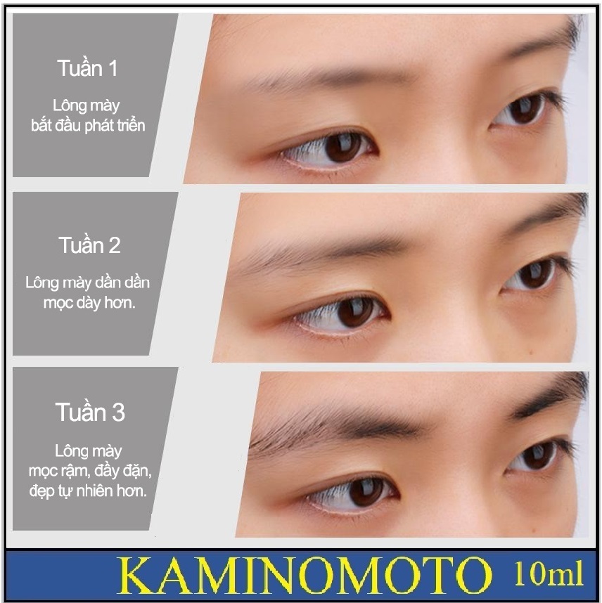 Tinh chất mọc lông mày Kaminomoto Nhật Bản