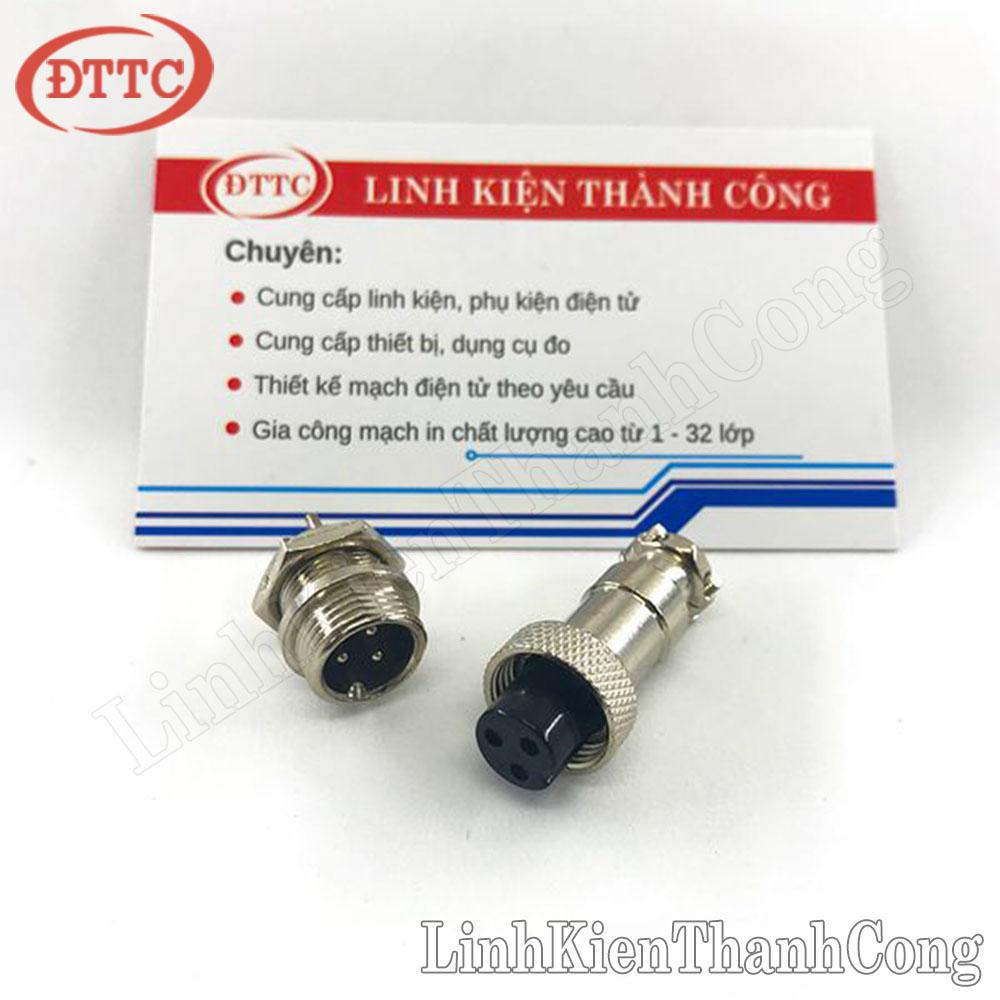 Cặp Jack GX12-3P (Đực + Cái)