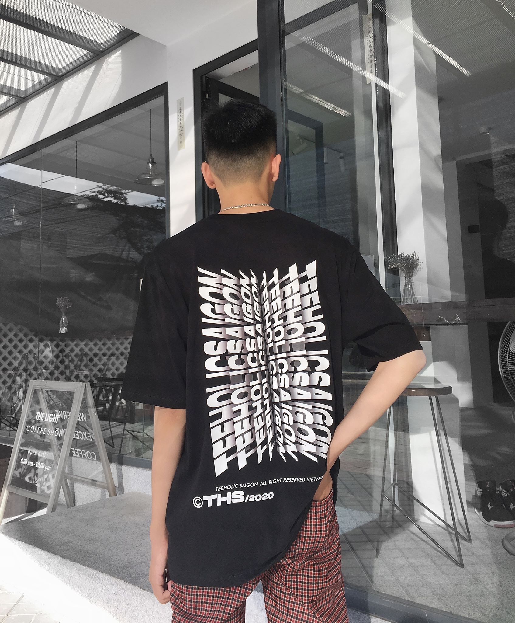 TEEHOLIC Áo Thun Unisex Form Rộng In Logo Teeholic