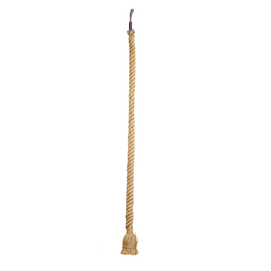 Đèn thả dây thừng l dây đui đèn tết dây thừng - 1m