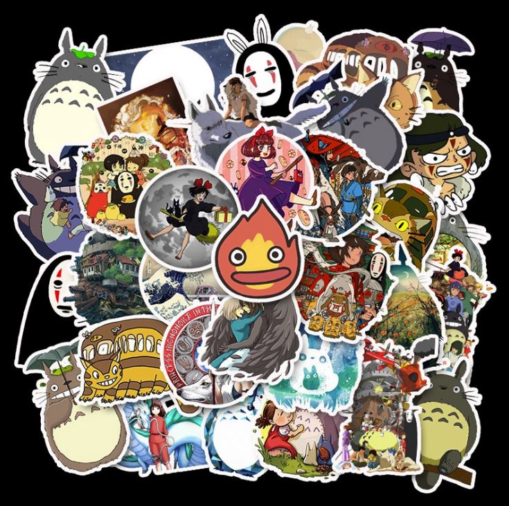 [HCM]Sticker TOTORO nhựa PVC không thấm nước dán nón bảo hiểm laptop điện thoại Vali xe  Cực COOL#30