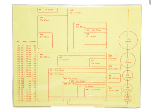 Nhãn decal Tomy 103 (36x62mm)