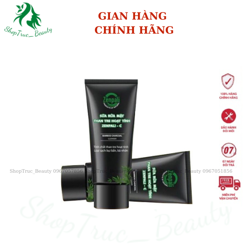Sữa Rửa Mặt Than Tre Hoạt Tính Zenpali C [Chính Hãng]