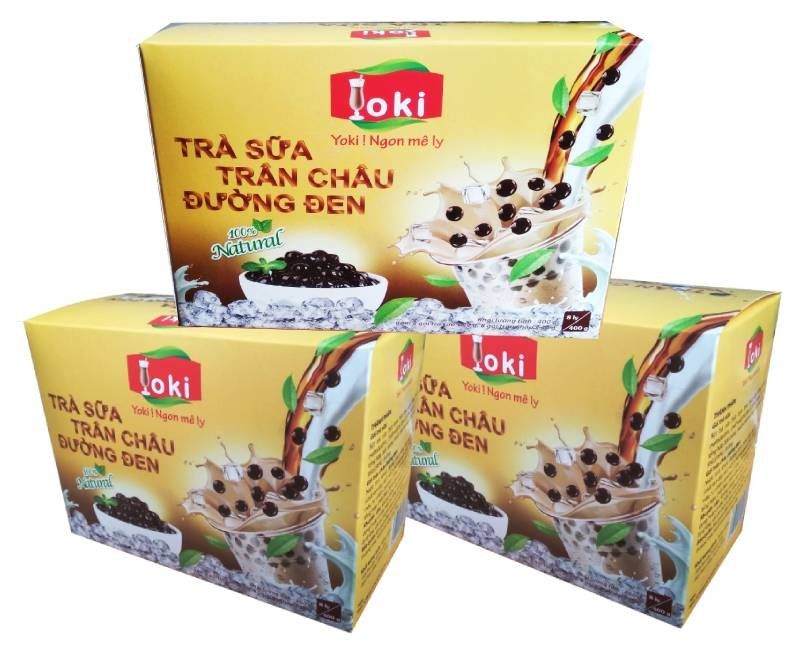 [HCM]Trà sữa trân châu đường đen Yoki 400g