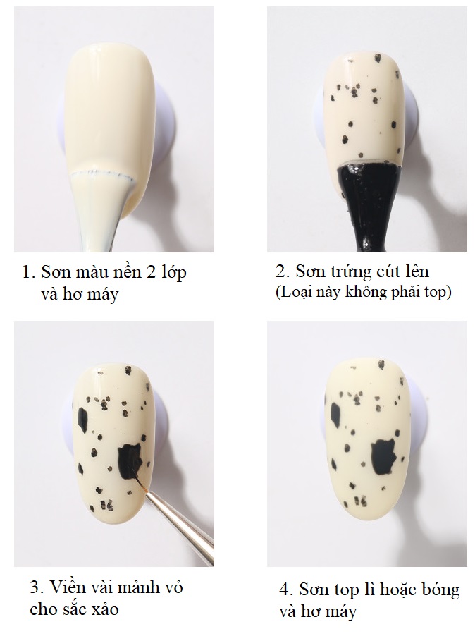 [HCM]Sơn gel AS red - màu trứng cút trong suốt