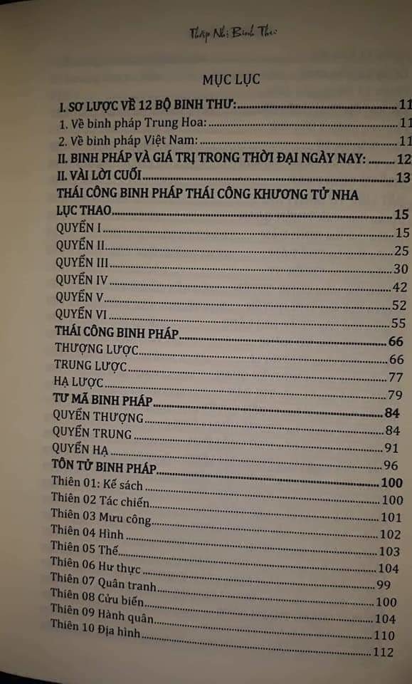Sách Thập Nhị Binh Thư (Bìa cứng)