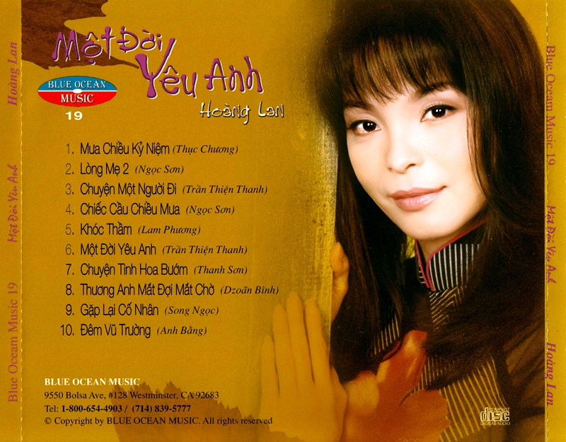 Bộ 04 CD Hoàng Lan Nhạc Vàng