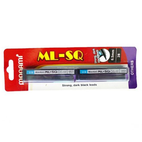 RUỘT CHÌ MONAMI 0.5MM ( VĨ 2 ỐNG)